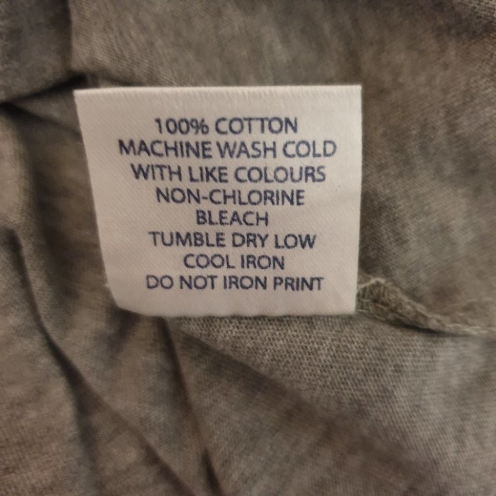 Between the Flags (BTF) AU-14 Gray Sleeveless Singlet Top Tee 100% Cotton NWOT - Picture 10 of 10